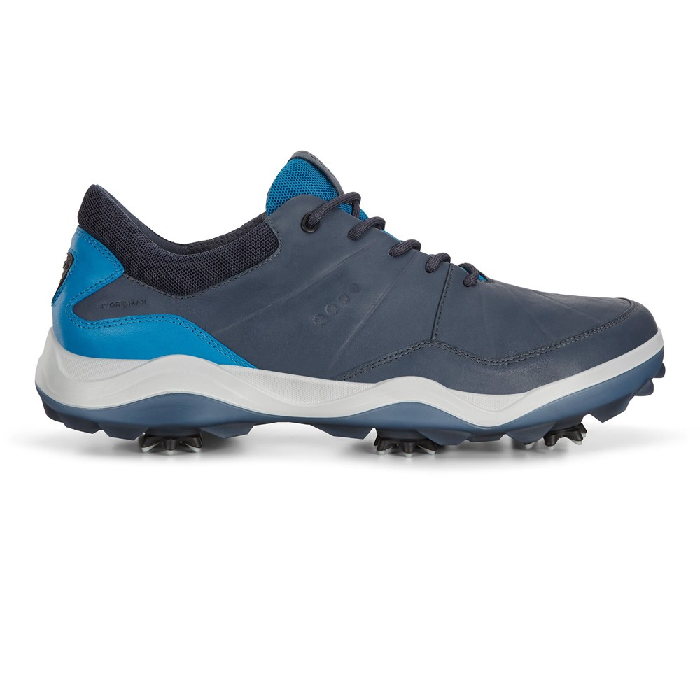 Zapatos De Golf Hombre - ECCO Cleated Strike - Azul Marino - NWU596348